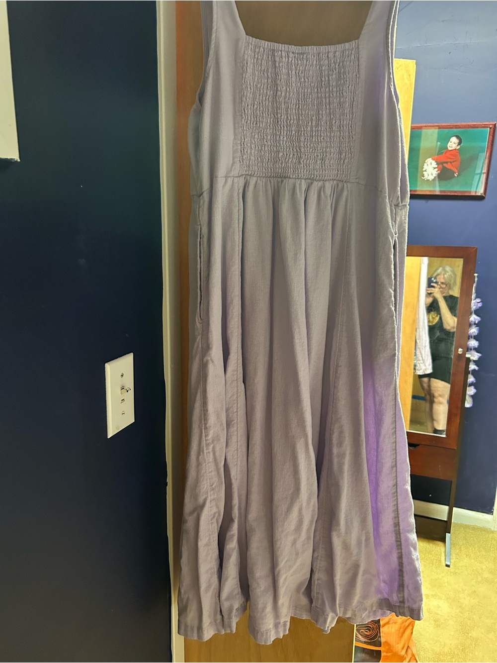 Old Navy Lavender Smocked Sundress